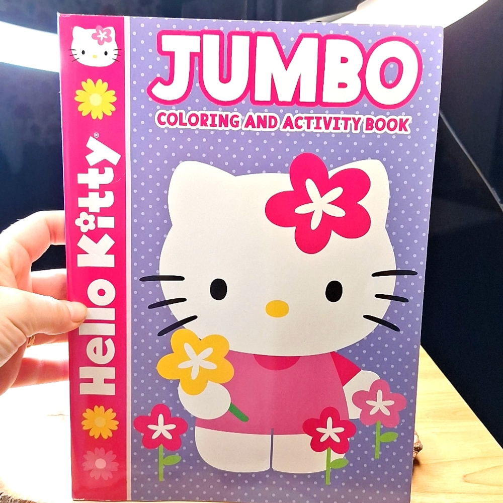 Hello Kitty Jumbo Coloring and Activity Book (new)